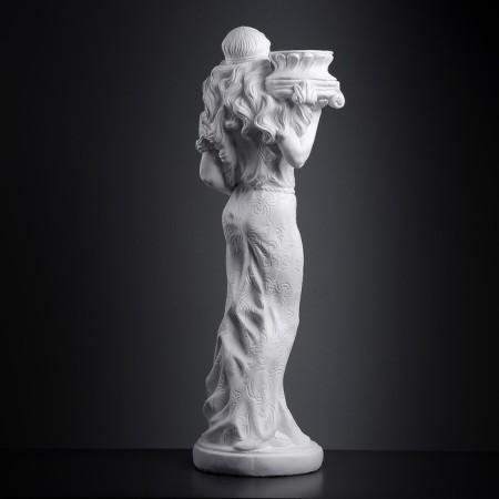 Figure - stand "Eastern beauty" White, 30x27x90cm-2