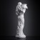 Figure - stand "Eastern beauty" White, 30x27x90cm