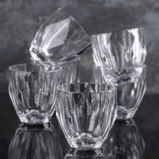 A set of glasses of glass Domenic, 250 ml, 9 × 9.5 cm, 6 pcs