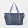 Sports bag with lightning, with an increase, external pocket, blue color