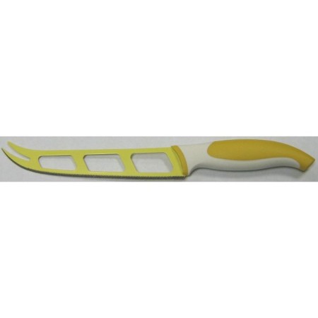Atlantis cheese knife, yellow color, 13 cm