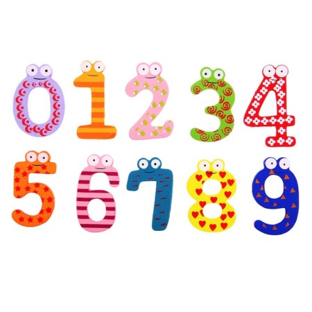 Numbers for magnet, set 10 pcs., Number: 6 × 4 cm-7