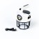 Camping battery lamp, 3.6 W, 2400 mAh, 2835SMD, 9 modes, solar battery