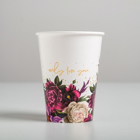 A glass for the flowers Only for You, White, 350 ml-2