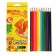 Pencils of 12 colors "Kalyak-Malyak", three-sided