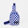 Baby-slying backpack with lightning, blue color