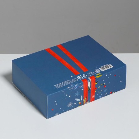 Folding Gift Box “Magic New Year”, 16.5 x 12.5 x 5 cm, New Year-2