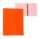 Folder on 4 rings A4, Calligrata, 40 mm, 500 μm, orange neon