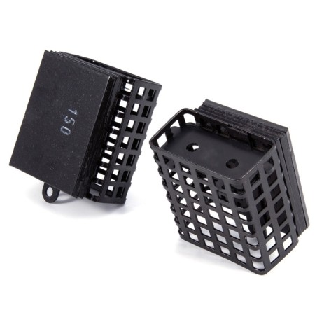 Feeding feeder "Yaman" rectangular 150 g, metal, removable plastic bottom, units. 10 pcs.