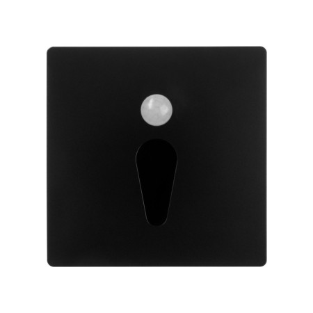 Built-in lamp for the stairs, NL-35, engine sensor, 1.5 W, 60 lm, 6500k, black-3