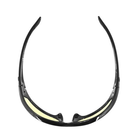 Charger glasses black with yellow lenses Antifog Ansi Z87+-5