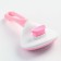 Pucrhee with self -cleaning Premium diode is round, with drops, lightweight, 10 x 19 cm, pink 74379