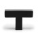Pen button Square Cappio RSC008, stainless steel, black color black