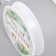 Elastic band for weaving "transparent" winding 10 m, width 0.8 mm 6.5x6.5x1.3 cm