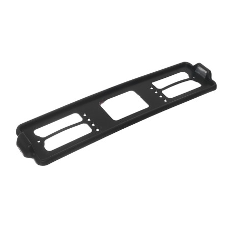 Frame for a car number, with lateral backlight