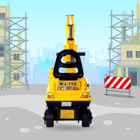 Tolokar "Excavator", mobile bucket, yellow color-5