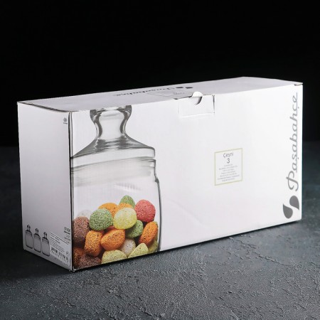 Assol cans set, 650 ml, with engraving, 3 pcs-1
