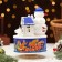 Musical souvenir "New Year's three", blue