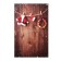 Photophone Vinyl "New Year's attributes on the plank wall" 80x125 cm
