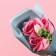 A bouquet of soap roses, pink