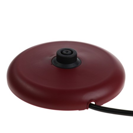 Electric kettle WillMark WEK-2005G, glass, 2 l, 2200 W, LED lighting, burgundy-8