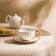 Tea steam porcelain SL Home "Garda", 2 items: a cup 200 ml, a saucer d = 15 cm, white color