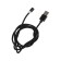 Cable 3 in 1 MX-CB37, Micro USB/Lightning/Type-C, 2.4 A, 1.0M, magnetic, black