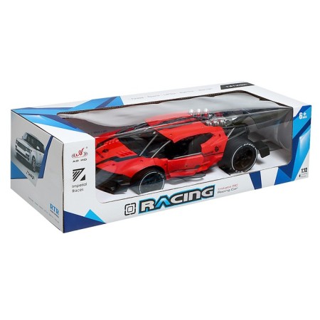 Radio -controlled machine "Racing", smoke, 1:12, with a battery, red color red-7