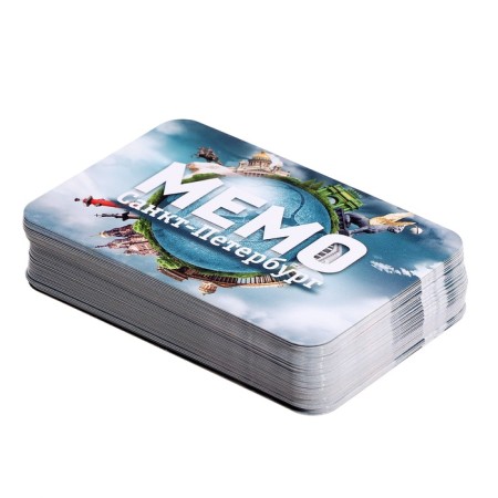 Board game "Memo. St. Petersburg ", 50 cards + cognitive brochure-6
