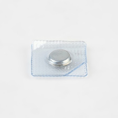 Magnetic, secret button, d = 10 mm, silver color-1