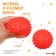 Developing tactile ball "Bear", with a squeak, 1 pc, crumb I