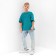 Children's Minaku T -shirt, turquoise color, height 116 cm