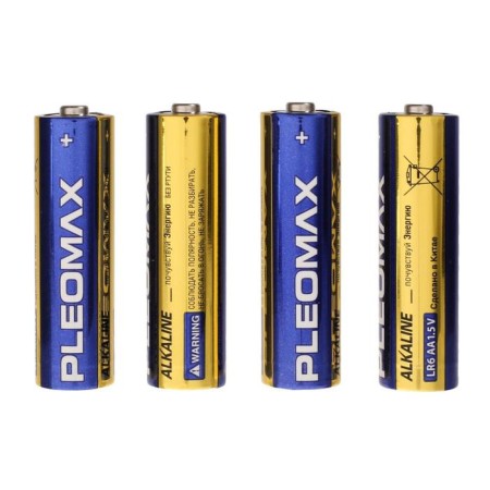 Battery Alkalin Pleomax, AA, LR6-4S, 1.5V, Spike, 4 pcs.-1