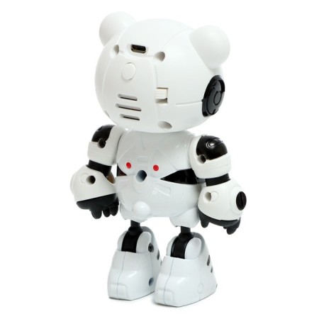 The Pandy robot, voice recording, reacts to touch, light and sound effects, metallic-3