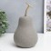 Polystone souvenir "Gray matte pear" 19.5x11 cm