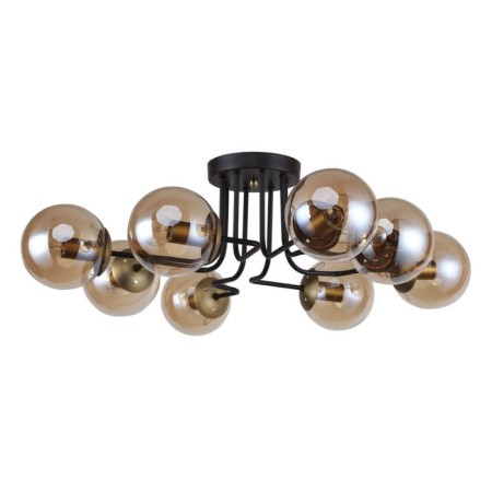 Modestus chandelier, 8x40W E14, brown color