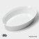 Baking form of heat -resistant ceramics Magistro White Gloss, 2.5 l, 34 × 22 × 6.5 cm
