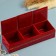 Triple box "Sakura", pink, lacquer miniature