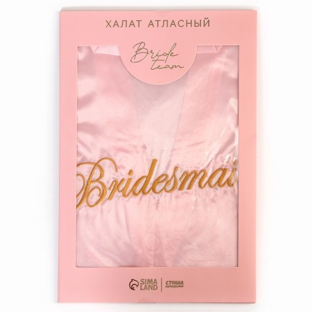 Карнавальный аксессуар- халат "Bridesmaid"-1