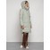 Coat insulated winter female, size 44, color light green