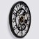 Watching clock, series: loft, "dice", smooth move, d-60 cm