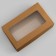 Packaging for products, craft with a window, 23 x 14 x 6 cm, 1.9 liters