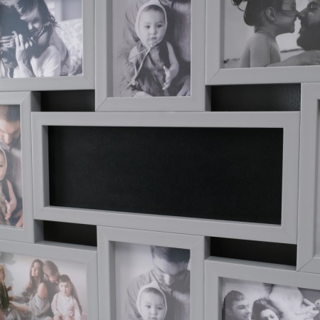 Photo frame Plastic in 8 photos 10x15 cm "Callopia" gray 47x55x2 cm-3