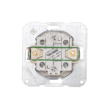 The mechanism of the 2-clavy passage switch Kranz hidden installation, 10a, white KR-78-0207-3
