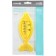 The thermometer for the bathroom "Fish", yellow color