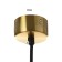 Suspended “Titan” LED 5W 4000k gold 2.8x2.8x60-160cm