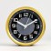 Clock - desktop an alarm clock, discrete move, 9.5 x 9.5 cm, aa