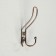 Hook furniture tundra TKT002, three -rod, copper