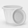 Pot with the pallet "Felicia", 10.4 l, the color is marble