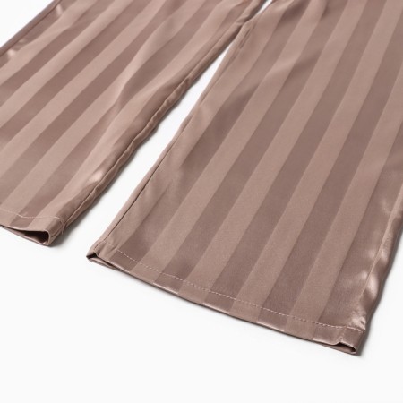 Female set (shirt, trousers) KAFTAN SILK "strip" size 40-42, powder-13